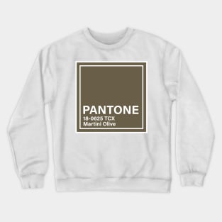 PANTONE 18-0625 TCX Martini Olive Crewneck Sweatshirt